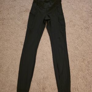 Lululemon Athletica Darl Green/dark Olivish Color Leggings.